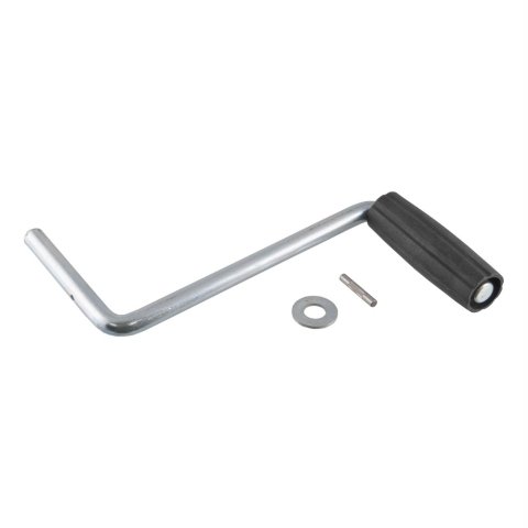 Trailer Jack Handle - Bushing / Pin Included - Steel - Zinc Oxide - Reese Sidewind Jacks - Each