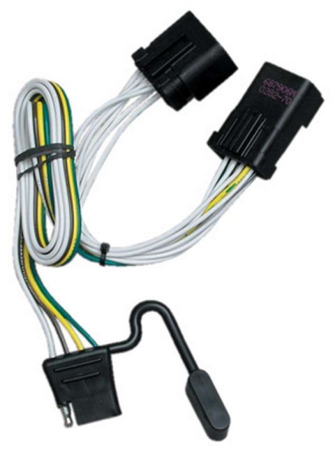 Trailer Light Wiring Harness - T-One Connector - Brake / Tail Light Harness - Chrysler / Dodge / Plymouth / Freightliner / Jeep / Mitsubishi 2000-10 - Kit