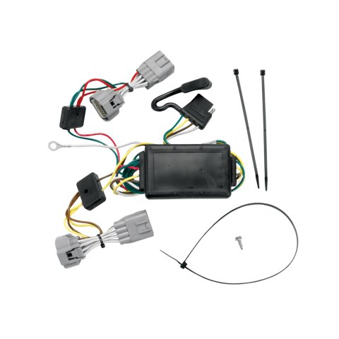 Trailer Light Wiring Harness - T-One Connector - Vehicle Side 4 Flat - Brake / Tail Light / Turn Signal - Jeep Grand Cherokee 2005-06 - Each
