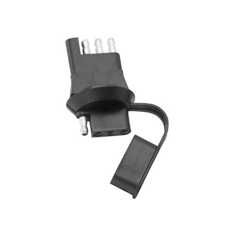 Trailer Plug Adapter - 4-Flat Plug to 4-Flat Connector - Each