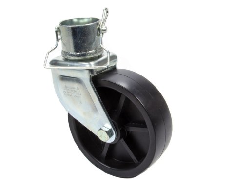Trailer Jack Wheel - Pull Pin - 6 in Caster - Steel - Zinc Oxide - Each
