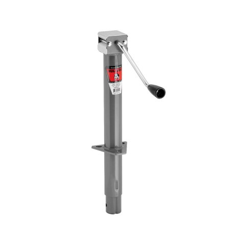Trailer Jack - Bulldog - Manual - Sidewind - 15 in Of Travel - 5000 lb Capacity - Steel - Gray Paint - Each