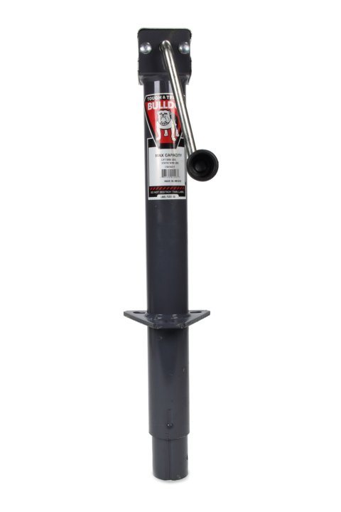 Trailer Jack - Bulldog - Manual - Sidewind - 15 in Of Travel - 5000 lb Capacity - Steel - Gray Paint - Each