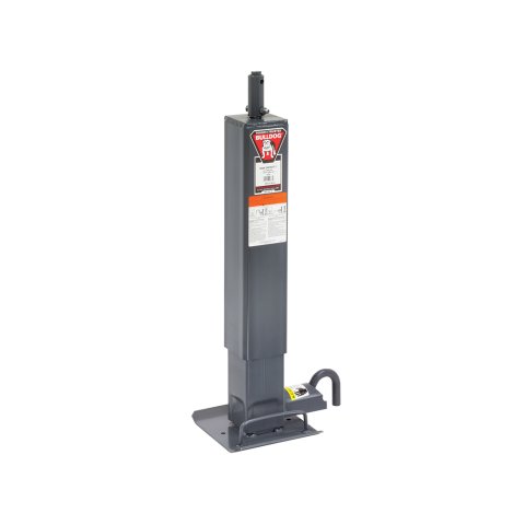 Trailer Jack - Bulldog - Manual - Topwind - 12-1/2 in Travel - 12000 lb Capacity - Steel - Gray Paint - Each