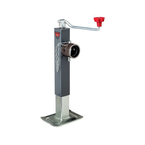 Trailer Jack - Bulldog - Topwind - 10 in of Travel - 8000 lb Capacity - Steel - Gray Paint - Each