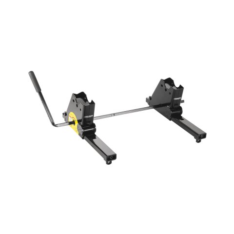 Fifth Wheel Slider - Kwik-Slide - 6 Rollers - 15K / 16K / 20K Head Assemblies - Black Powder Coat - Universal - Each