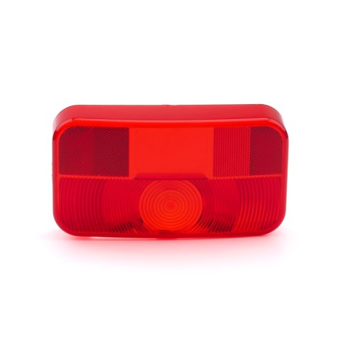 Tail Light Lens - Plastic - Red - 92 Series Tail Lights - Each