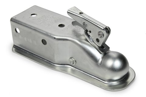 Trailer Coupler Kit - Class III - 5000 lb - 2 in Ball - 3 in Channel - Steel - Zinc Oxide - Each