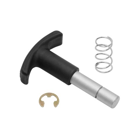 Trailer Jack Pin - Replacement - C-Clip / Spring Included - Plastic Handle - Black - Reese F2 Trailer Jack - Kit