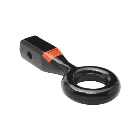Tow Loop - Hitch Mount - 2 in Shank - Steel - Black Powder Coat - Each