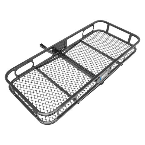 Cargo Carrier - Rambler - 48 x 20 in - 300 lb Capacity - 1-1/4 in Hitch Mount - Steel - Black Powder Coat - Each