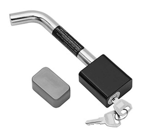 Hitch Pin Lock - Pin and Lock - 5/8 in Diameter - Steel - Chrome - Each