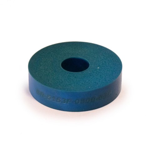 Bump Stop - 5150 Series - Puck - 2 in OD - 0.5 in ID - 0.5 in Tall - Hard - 65 Durometer - Foam - Blue - Each