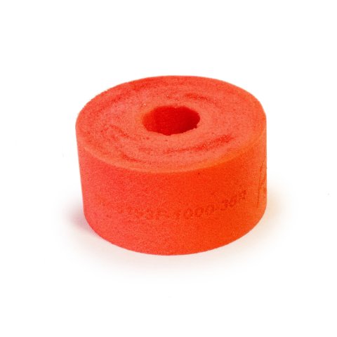 Bump Stop - 5150 Series - Puck - 2 in OD - 0.5 in ID - 1 in Tall - Soft - 35 Durometer - Foam - Red - Each