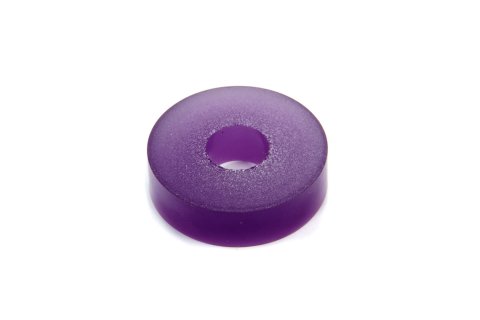 Bump Stop - Apollo Series - Puck - 1.875 in OD - 0.625 in ID - 0.5 in Tall - 60A Durometer - Rubber - Purple - Each