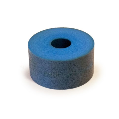 Bump Stop - 5153 Series - Puck - 2 in OD - 0.625 in ID - 1 in Tall - Hard - 65 Durometer - Foam - Blue - Each