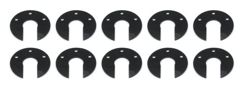 Bump Stop Shim - 0.063 in Thick - 16 mm Shaft - Plastic - Black - Set of 10