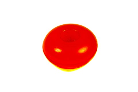 Bump Stop - RSW 3 Series - Skate - 2 in OD - 0.625 in ID - 1 in Tall - Shock Mount - 93A Durometer - Polyurethane - Orange - Each