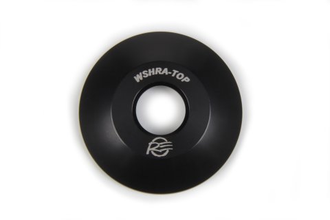 Bump Stop Washer - Apollo - Top - 2.125 in OD - 0.625 in ID - 0.4 in Thick - Aluminum - Black Anodized - Each