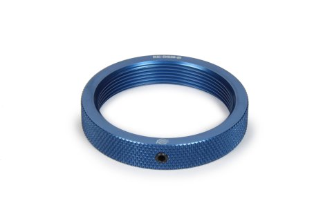 Spring Guide Lock Nut - 2.625 in ID Spring - 2 in Shock Diameter - Aluminum - Blue Anodized - Each