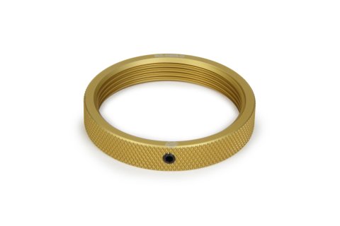 Spring Guide Lock Nut - 2.625 in ID Spring - 2 in Shock Diameter - Aluminum - Gold Anodized - Each