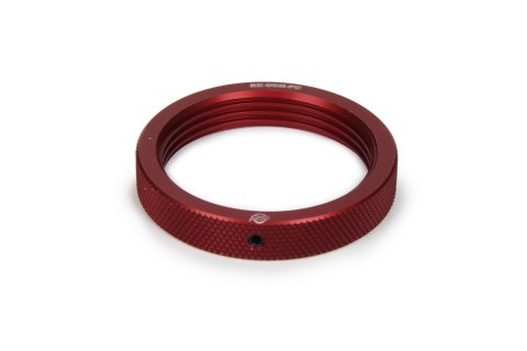 Spring Guide Lock Nut - 2.625 in ID Spring - 2 in Shock Diameter - Aluminum - Red Anodized - Penske Coarse Thread Shocks - Each