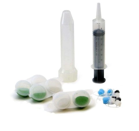 Headphones - Custom - Instructions / Mold Kit / Shipping Label / Syringe - Kit