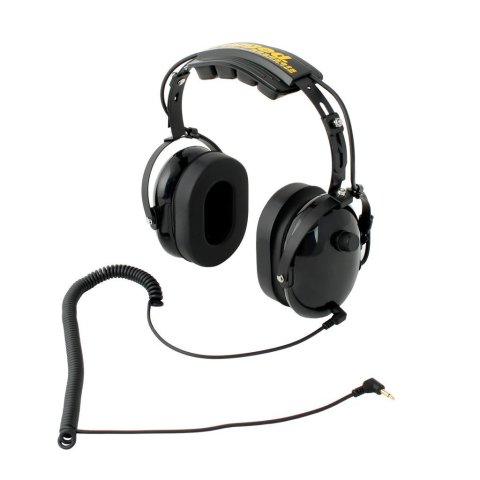 Headset - H20 - Listen Only - 3.5 mm Input Jack - Over the Head - Plastic - Black - Each