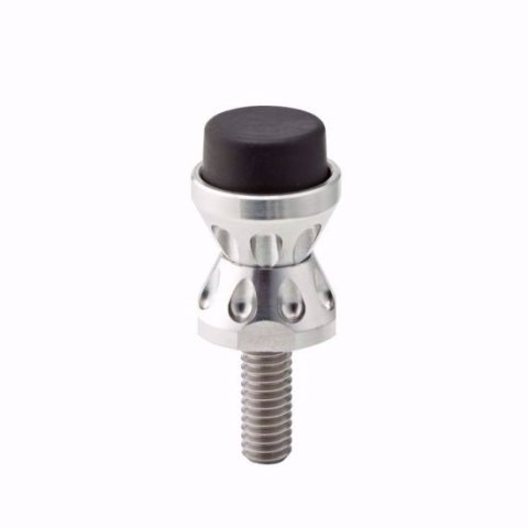 Hood Adjuster - 1-1/4 in Long - Aluminum / Stainless - Natural - Universal - Pair