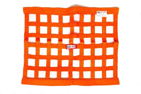 Window Net - SFI 27.1 - 1 in Webbing - 18 x 24 in Rectangle - Orange - Each
