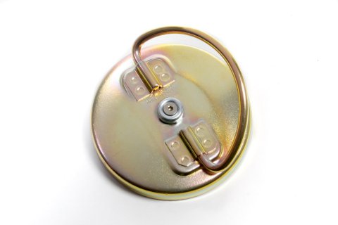 Fuel Cell Filler Cap - Vented - Twist Lock - Bail Style - Steel - Cadmium - Each