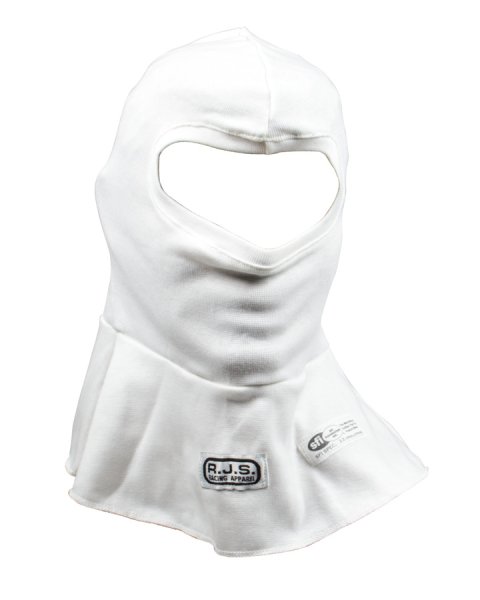 Head Sock - Single Eyeport - SFI 3.3 - Single Layer - Nomex - White - Youth One Size Fits All - Each