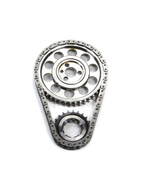 Timing Chain Set - Red Series - Double Roller - Keyway Adjustable - Needle Bearing - Billet Steel - Small Block Chevy - Kit