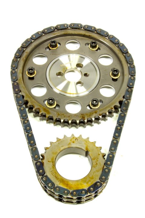 Timing Chain Set - Gold Series - Double Roller - Keyway Adjustable - Needle Bearing - Billet Steel - Big Block Chevy - Kit