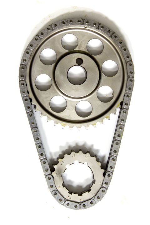 Timing Chain Set - Gold Series - Double Roller - Keyway Adjustable - Billet Steel - Small Block Ford - Kit