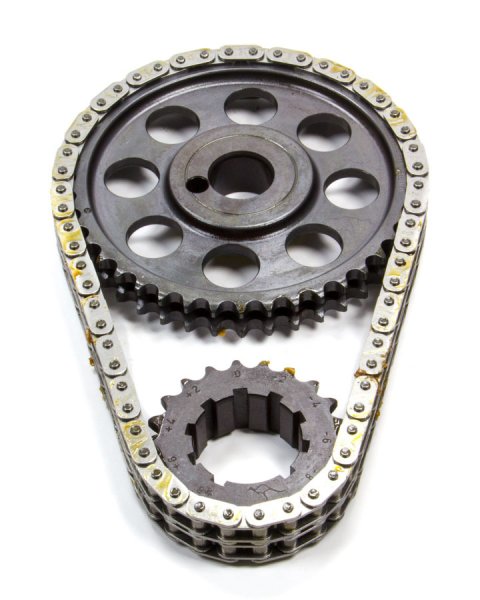 Timing Chain Set - Gold Series - Double Roller - Keyway Adjustable - Billet Steel - Small Block Ford - Kit