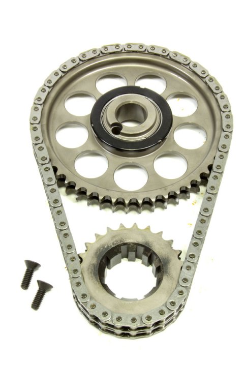 Timing Chain Set - Red Series - Double Roller - Keyway Adjustable - Billet Steel - Ford Cleveland / Modified - Kit