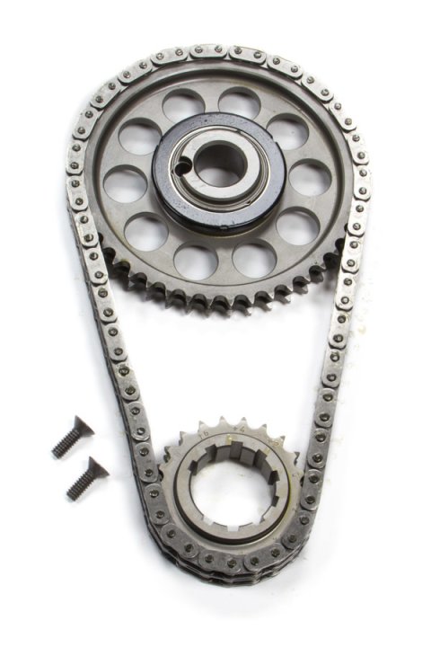 Timing Chain Set - Gold Series - Double Roller - Keyway Adjustable - Needle Bearing - Billet Steel - Big Block Ford - Kit