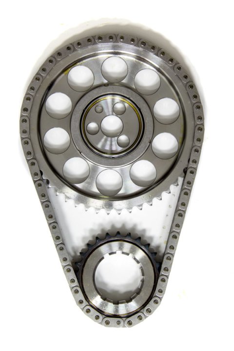Timing Chain Set - Red Series - Double Roller - Keyway Adjustable - 3-Bolt - Billet Steel - Mopar B / RB-Series - Kit