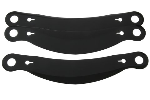 Helmet Shield Tear Off - Xstack - 4 mm Thick - 11.5 in Center to Center - Plastic - Smoked - Bell SE03 / SE05 Helmets - Set of 3