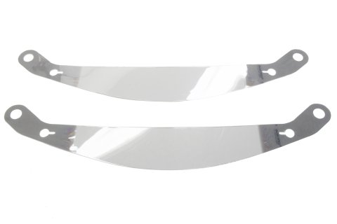 Helmet Shield Tear Off - Xstack 10 - 2 mm Thick - 12.75 in Center to Center - Plastic - Clear - Arai GP-6 / GP-6S Helmets - Set of 30