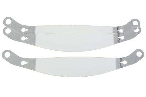 Helmet Shield Tear Off - Perimeter Seal - 2 mm Thick - 12 in Center to Center - Plastic - Clear - Stilo ST5 Helmets - Set of 30