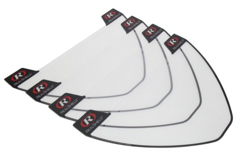 Face Shield - RealShield - Plastic - Clear - Hat / Visor Bill - Set of 4