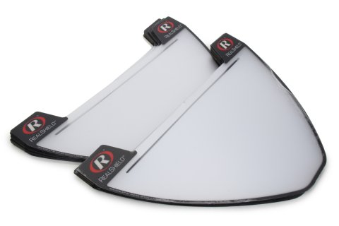 Face Shield - RealShield - Plastic - Clear - Hat / Visor Bill - Set of 50