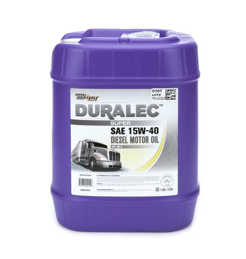Motor Oil - Duralec Super Diesel - 15W40 - Synthetic - 5 gal Jug - Each