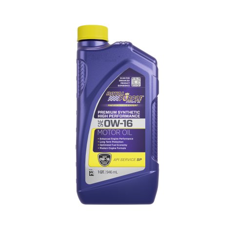 Motor Oil - High Performance - 0W16 - Synthetic - 1 qt Bottle - Set of 6