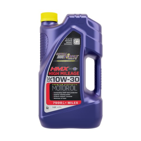 Motor Oil - HMX High Mileage - High Zinc - 10W30 - Synthetic - 5 qt Jug - Each