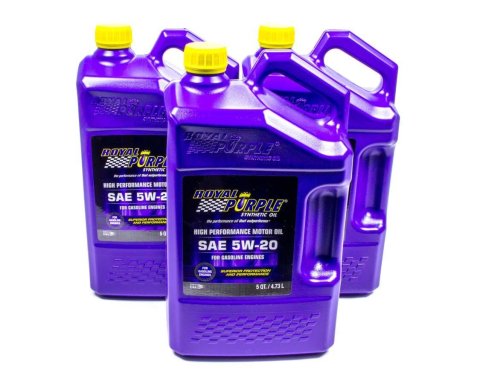 Motor Oil - High Performance - 5W20 - Synthetic - 5 qt Jug - Set of 3