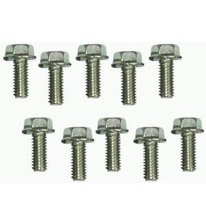Differential Cover Bolt Kit - 5/16-18 in thread - 0.750 in Long - Hex Head - Steel - Zinc Oxide - GM 10-Bolt - Set of 10