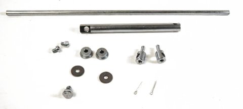 Throttle Linkage - In-Line - Dual Quad - Steel - Zinc Oxide - Universal - Kit